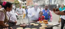 El alcalde Armitage verificó obras de progreso social en la Comuna 11