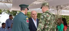 Alcalde Armitage acompañó ceremonia de transmisión de mando de la Tercera Brigada del Ejército