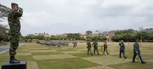 Alcalde Armitage acompañó ceremonia de transmisión de mando de la Tercera Brigada del Ejército