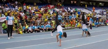 Las estrellas del fútbol vallecaucano y los caleños le cumplieron a Jeison Aristizábal y a su Fundación  Asodisvalle