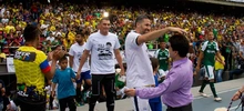 Las estrellas del fútbol vallecaucano y los caleños le cumplieron a Jeison Aristizábal y a su Fundación  Asodisvalle