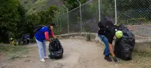 Limpieza ambiental en La Fortuna