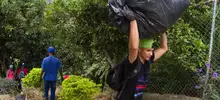 Limpieza ambiental en La Fortuna