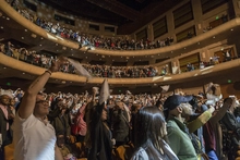 Lanzamiento del Petronio Álvarez llenó hasta el techo el Teatro Mayor Julio Mario Santo Domingo
