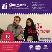 Cinematria se reinventa: iniciará ciclo de cine para hablar de la masculinidad