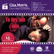Cinematria se reinventa: iniciará ciclo de cine para hablar de la masculinidad