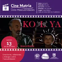 Cinematria se reinventa: iniciará ciclo de cine para hablar de la masculinidad