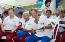 Los adultos mayores se gozaron los Juegos Recreativos