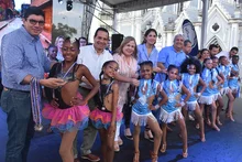 Puerto Rumba llenó de alegría el lanzamiento del Festival Mundial de Salsa