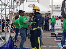 Por primera vez en Cali, se realizó el Desafío Nacional de Bombero