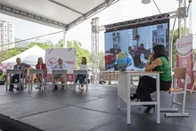 Lanzamineto Mi Comunidad es Escuela 