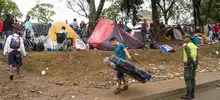 Venezolanos iniciaron salida voluntaria de zona verde en el norte de Cali