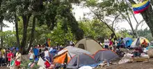 Venezolanos iniciaron salida voluntaria de zona verde en el norte de Cali