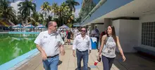 En marcha planes de acción para reabrir las piscinas Alberto Galindo