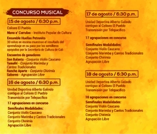 Programacion Petronio 2018