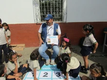 Con Mi Cali Bonita 223 niños y niñas pintaron mural en los alrededores de la Alameda de Siloé
