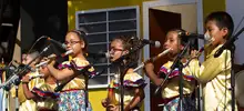 Los Petronitos le dieron la bienvenida al vigésimo segundo Festival de Música del Pacífico Petronio Álvarez