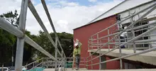 A toda marcha avanzan las obras de la institución educativa Eustaquio Palacios