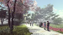 Render 1 Parque Lineal Alfonso López 