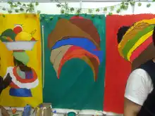Mural interactivo fue la sensación en el Quilombo del Festival Petronio Álvarez