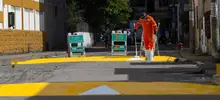 Demarcación vial Alfonso López 10