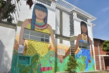 El mural Hermandad: trazos y colores que invitan a la paz en Los Lagos
