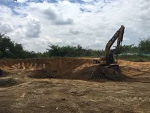 Se inician las obras en terreno del puente sobre el río Lili a la altura en la avenida Ciudad de Cali 