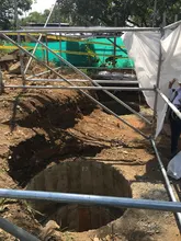 Comenzó construcción de puente elevado en el cruce a Puerto Tejada