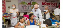 Gracias al alcalde Armitage, ya son 25.000 raciones las que se reparten cada día en los comedores comunitarios de Cali
