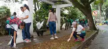 Bajo la lluvia los caleños participaron en el Día Mundial de Limpieza
