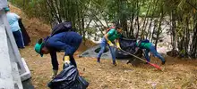 Bajo la lluvia los caleños participaron en el Día Mundial de Limpieza