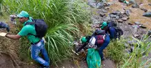 Bajo la lluvia los caleños participaron en el Día Mundial de Limpieza