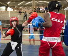 Así fue la parada de boxeo que se realizó en Cali
