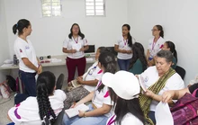 Estudiantes de la escuela de Empoderamiento hicieron su ejercicio de réplica de conocimientos