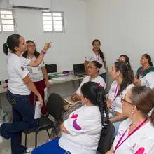 Estudiantes de la escuela de Empoderamiento hicieron su ejercicio de réplica de conocimientos