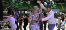 Viejoteca día uno Festival Mundial de Salsa