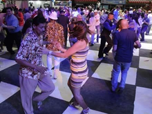Viejoteca día uno Festival Mundial de Salsa