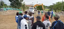 La Alcaldía de Cali continúa con las labores de limpieza de la escombrera de la 50