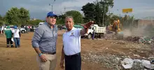 La Alcaldía de Cali continúa con las labores de limpieza de la escombrera de la 50