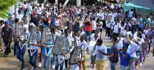 La comuna 13 le caminó a la paz, borrando fronteras