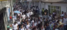La comuna 13 le caminó a la paz, borrando fronteras