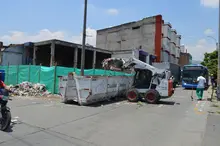 Ciudad Limpia retiró media tonelada de residuos del área de renovación urbana