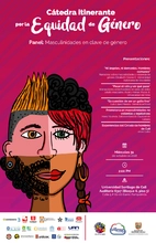 Masculinidades en clave de género, próximo panel de la cátedra itinerante por la equidad.