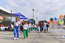 Con actividades recreativas, los programas Mi Comunidad es Escuela y Deporte Escolar y Universitario reunieron a más de 5.000 estudiantes caleños 
