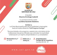 Cali será sede de la Primera Feria de la Creatividad Escolar