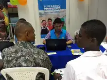 Habitantes de calle participaron en la Feria de Servicios para la Empleabilidad