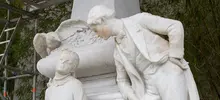 Se inicia última fase de la restauración del monumento a Jorge Isaacs