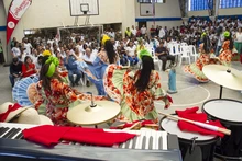 Entrega Instrumentos Musicales en IEO 