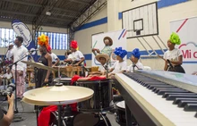 Entrega Instrumentos Musicales en IEO 