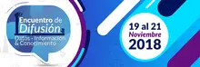 Banner del Primer encuentro de difusión de datos, información y conocimiento